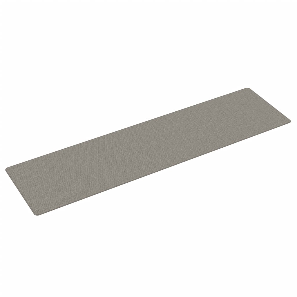 Carpet Runner Sisal Look Width 80 cm Silver 300 cm