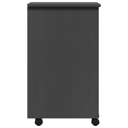 vidaXL Rolling Cabinet with Drawers MOSS Grey Solid Wood Pine 6