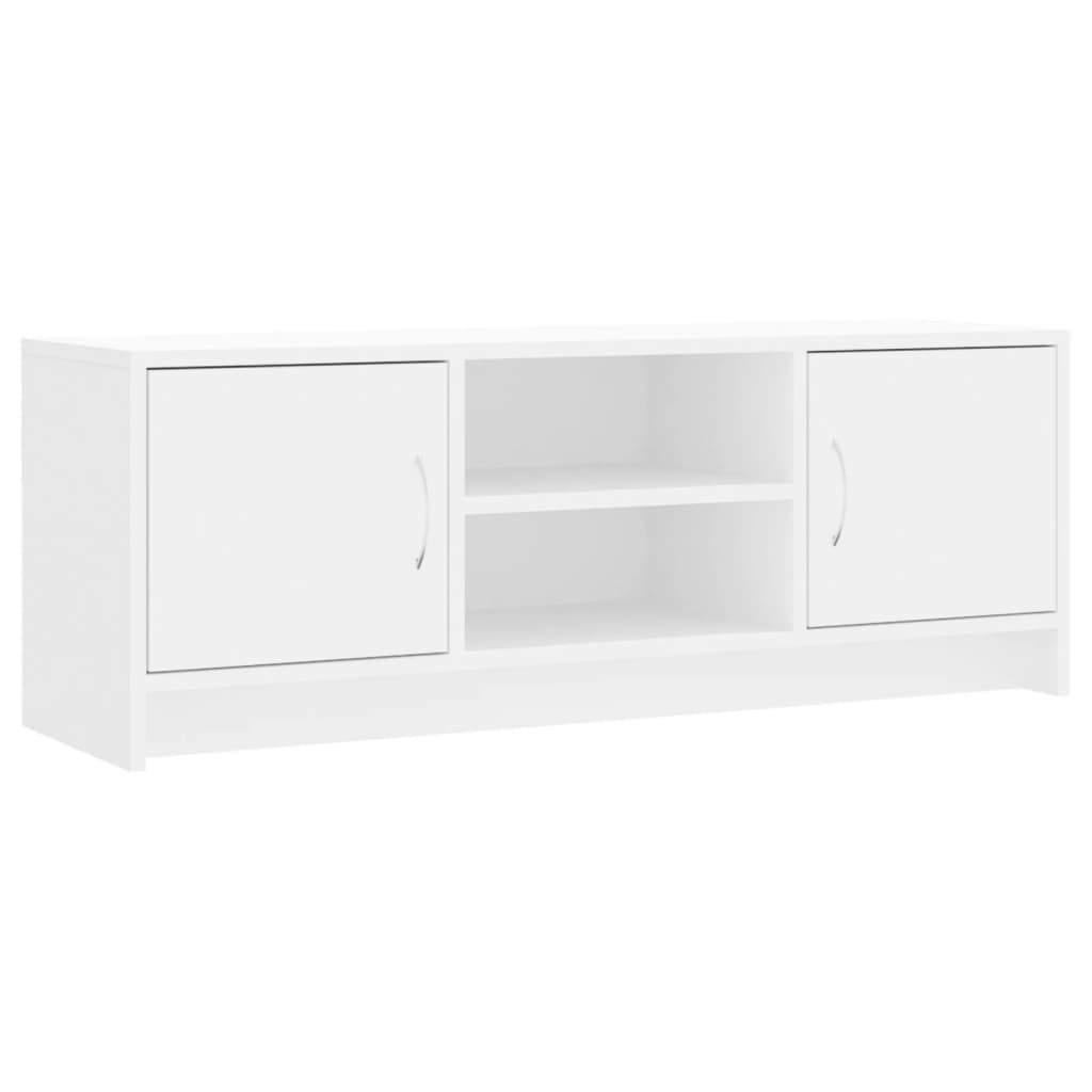vidaXL TV Cabinet White 102x30x37.5 cm Engineered Wood 2