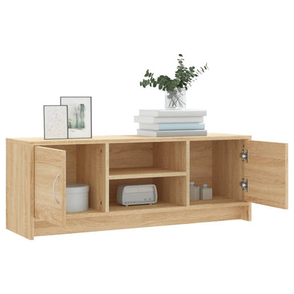 vidaXL TV Cabinet Sonoma Oak 102x30x37.5 cm Engineered Wood 4