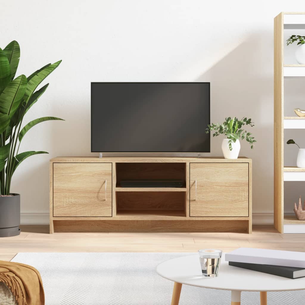 vidaXL TV Cabinet Sonoma Oak 102x30x37.5 cm Engineered Wood 1