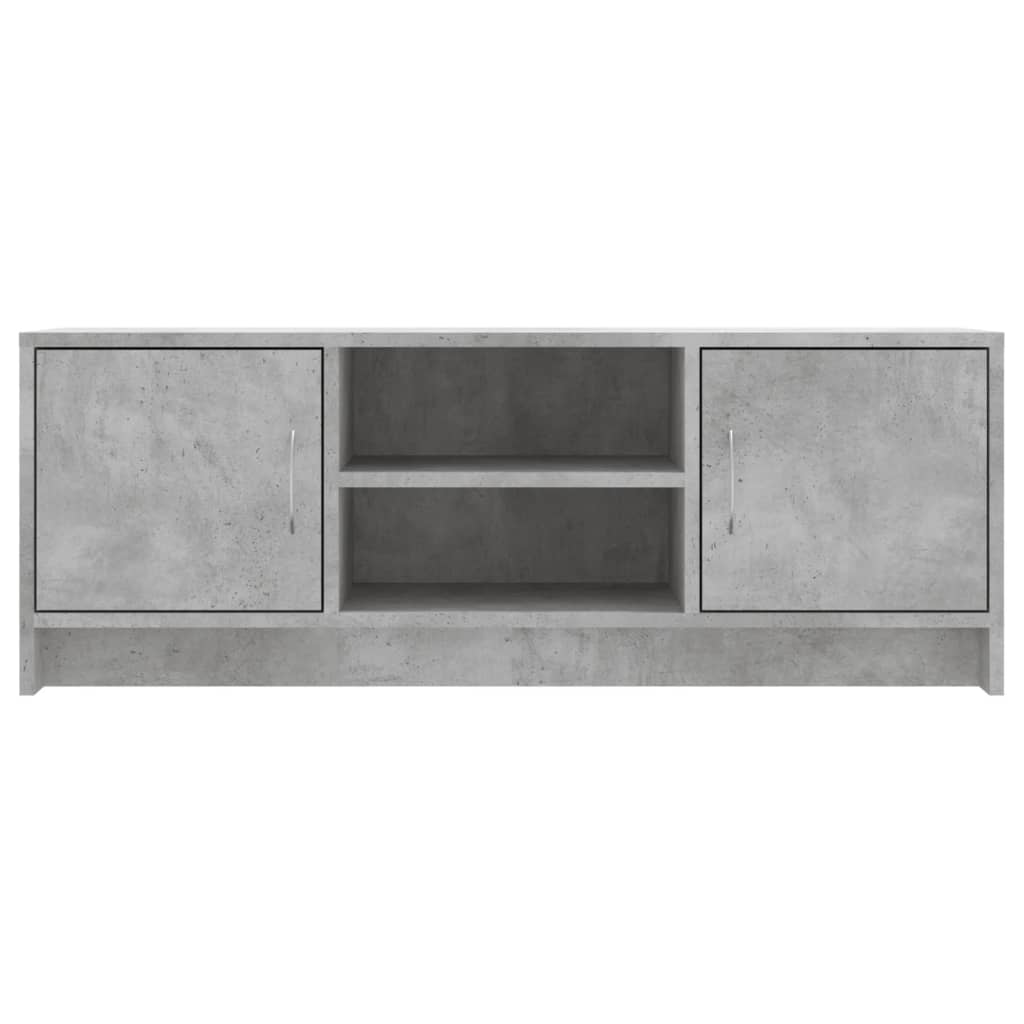 vidaXL TV Cabinet Concrete Grey 102x30x37.5 cm Engineered Wood 5