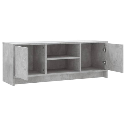 vidaXL TV Cabinet Concrete Grey 102x30x37.5 cm Engineered Wood 6