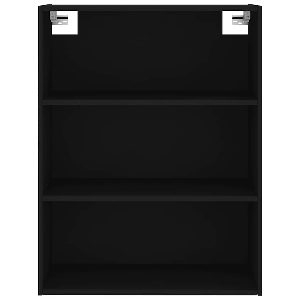 Highboard 69.5x34x180 cm Engineered Wood 1 Glass Door 3 Drawers Black