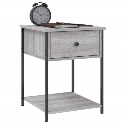 vidaXL Bedside Tables 2 pcs Grey Sonoma 44x45x58 cm Engineered Wood 4