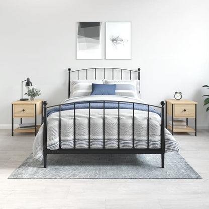 vidaXL Bedside Tables 2 pcs Sonoma Oak 34x35.5x45 cm Engineered Wood 1