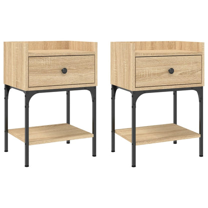 vidaXL Bedside Tables 2 pcs Sonoma Oak 40.5x31x60 cm Engineered Wood 2