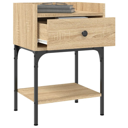 vidaXL Bedside Tables 2 pcs Sonoma Oak 40.5x31x60 cm Engineered Wood 4