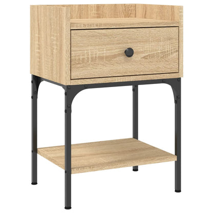vidaXL Bedside Tables 2 pcs Sonoma Oak 40.5x31x60 cm Engineered Wood 5