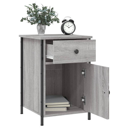 vidaXL Bedside Cabinets 2 pcs Grey Sonoma 40x42x60 cm Engineered Wood 4