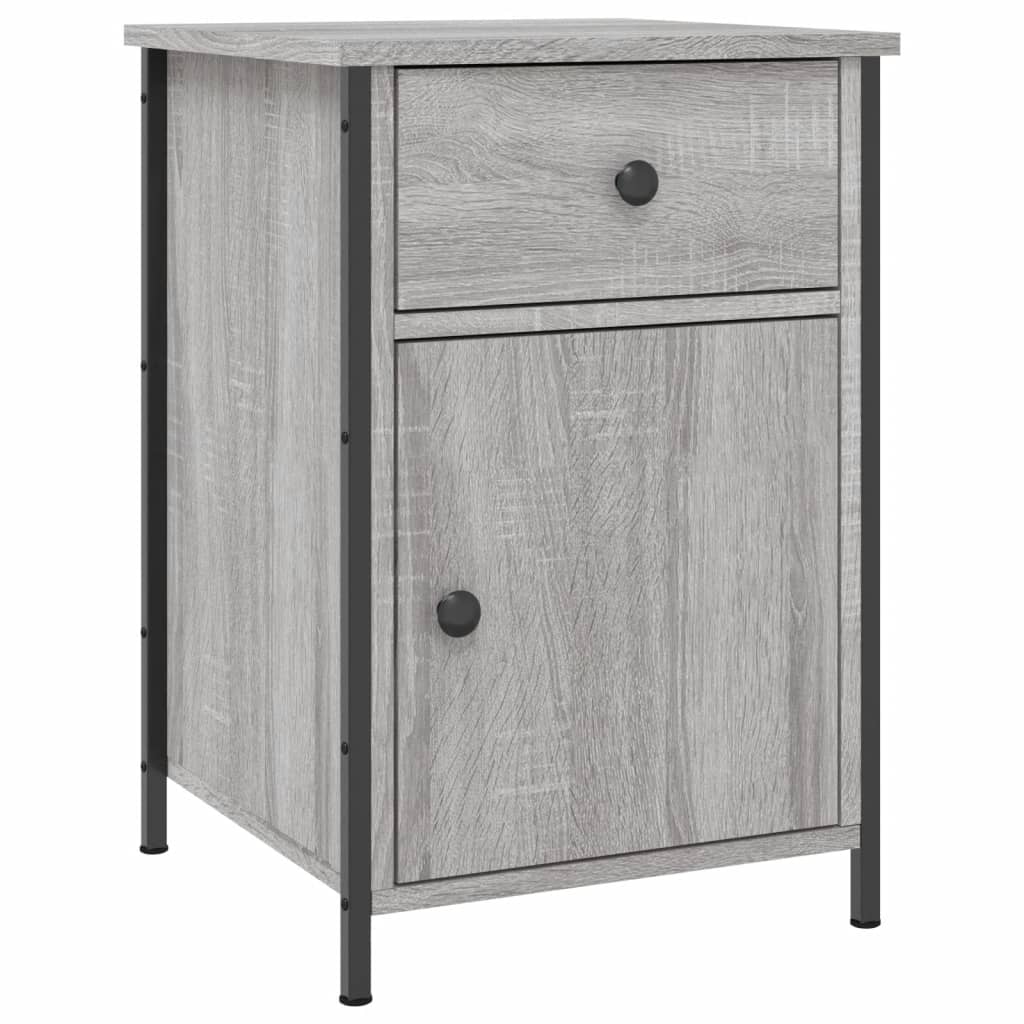 vidaXL Bedside Cabinets 2 pcs Grey Sonoma 40x42x60 cm Engineered Wood 5