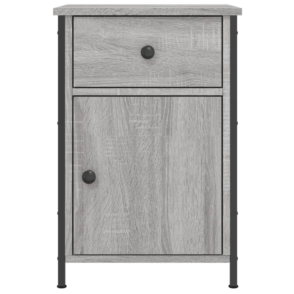 vidaXL Bedside Cabinets 2 pcs Grey Sonoma 40x42x60 cm Engineered Wood 6