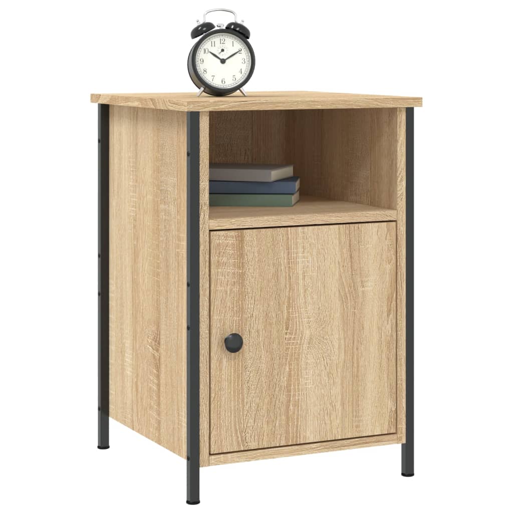 vidaXL Bedside Cabinets 2 pcs Sonoma Oak 40x42x60 cm Engineered Wood 3