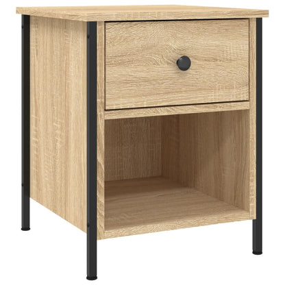 vidaXL Bedside Cabinets 2 pcs Sonoma Oak 40x42x50 cm Engineered Wood 3