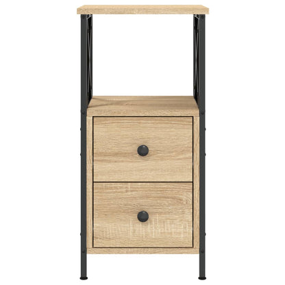 vidaXL Bedside Cabinet Sonoma Oak 34x35,5x70 cm Engineered Wood 4