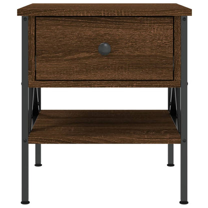 vidaXL Bedside Tables 2 pcs Brown Oak 40x42x45 cm Engineered Wood 6