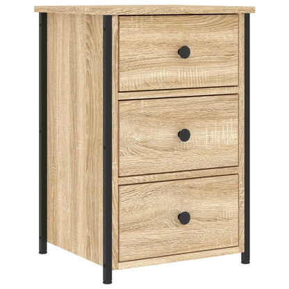 vidaXL Bedside Cabinet Sonoma Oak 40x36x60 cm Engineered Wood 2
