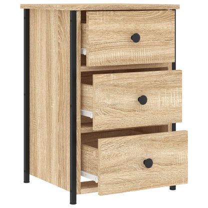 vidaXL Bedside Cabinet Sonoma Oak 40x36x60 cm Engineered Wood 6