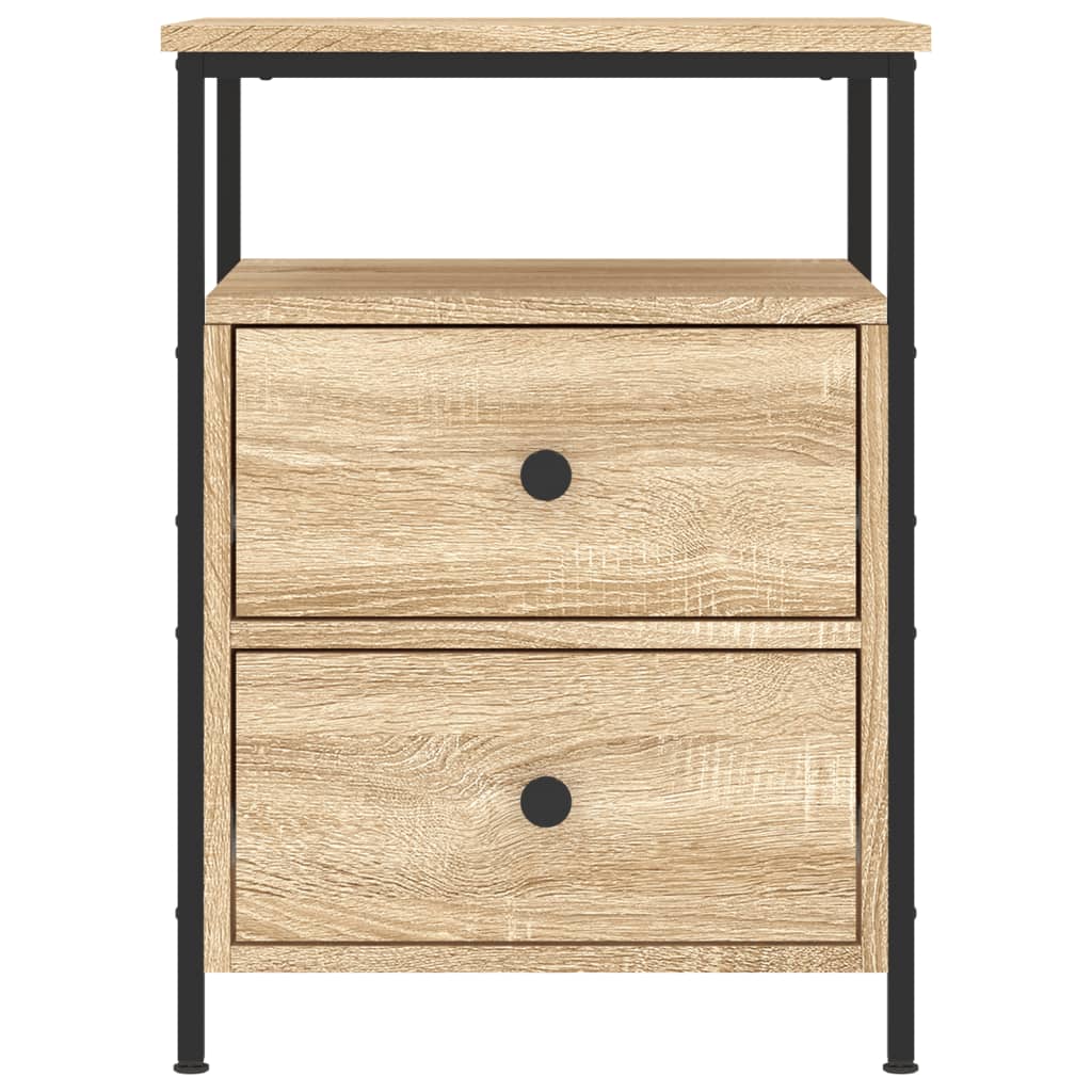 vidaXL Bedside Cabinet Sonoma Oak 44x45x60 cm Engineered Wood 5