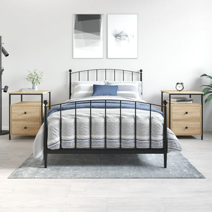 vidaXL Bedside Cabinet 44x45x60 cm Engineered Wood