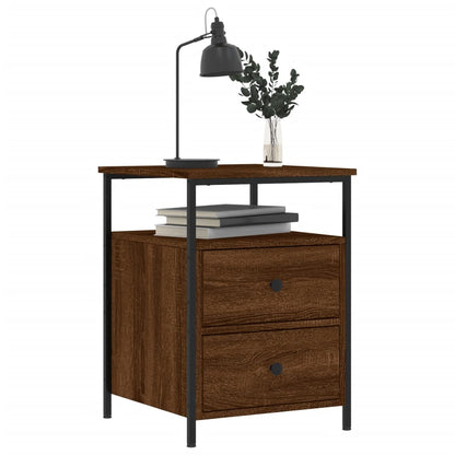 Bedside Cabinet 44x45x60 cm Engineered Wood Brown oak