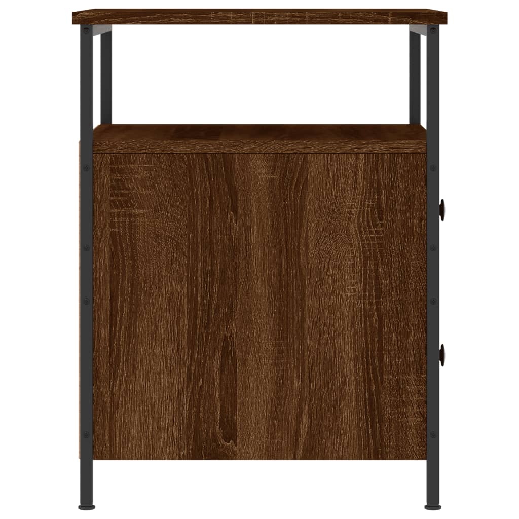 vidaXL Bedside Cabinet Brown Oak 44x45x60 cm Engineered Wood 6