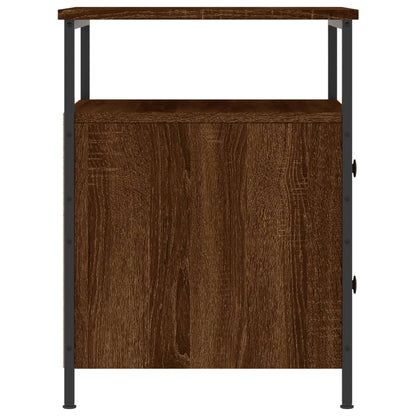 vidaXL Bedside Cabinet Brown Oak 44x45x60 cm Engineered Wood 6