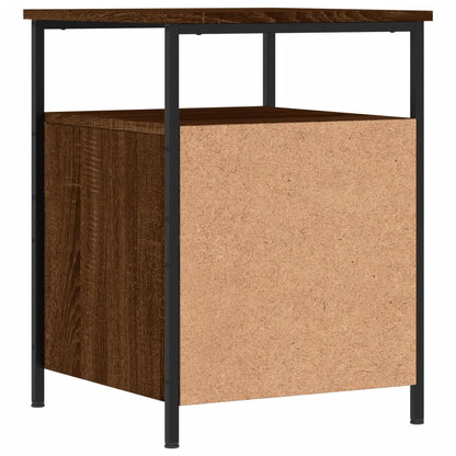 vidaXL Bedside Cabinet Brown Oak 44x45x60 cm Engineered Wood 5