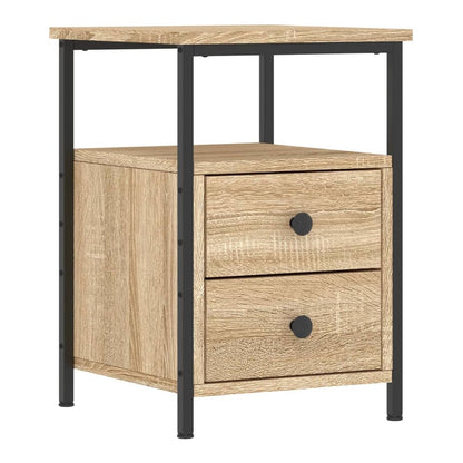 Bedside Cabinet 34x35,5x50 cm Engineered Wood Sonoma oak 2