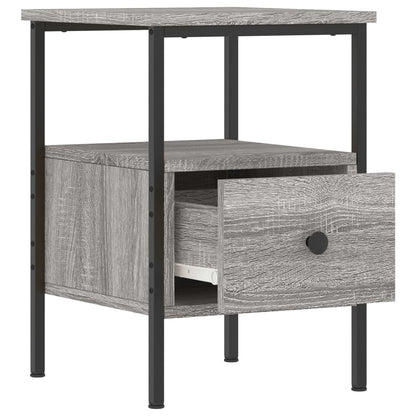 vidaXL Bedside Cabinets 2 pcs Grey Sonoma 34x36x50 cm Engineered Wood 4