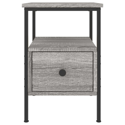 vidaXL Bedside Cabinets 2 pcs Grey Sonoma 34x36x50 cm Engineered Wood 5