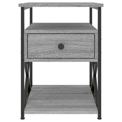 vidaXL Bedside Cabinets 2 pcs Grey Sonoma 40x42x55 cm Engineered Wood 6