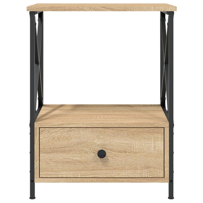 vidaXL Bedside Tables 2 pcs Sonoma Oak 50x41x65 cm Engineered Wood 6