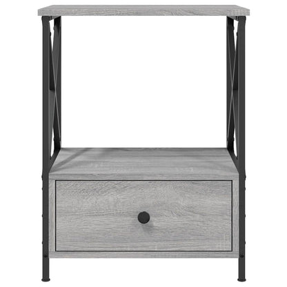 vidaXL Bedside Tables 2 pcs Grey Sonoma 50x41x65 cm Engineered Wood 6