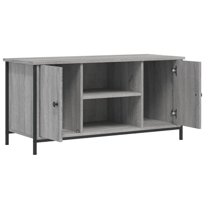 vidaXL TV Cabinet Grey Sonoma 100x40x50 cm Engineered Wood 5