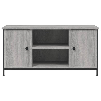 vidaXL TV Cabinet Grey Sonoma 100x40x50 cm Engineered Wood 6