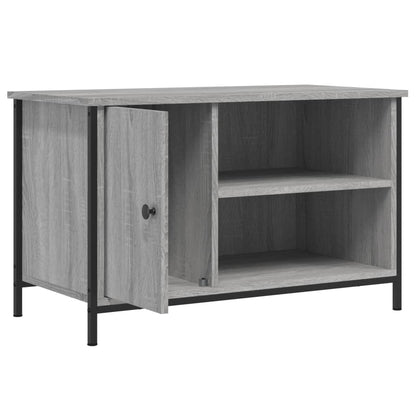 vidaXL TV Cabinet Grey Sonoma 80x40x50 cm Engineered Wood 5
