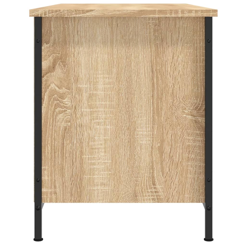 vidaXL TV Cabinet Sonoma Oak 100x40x50 cm Engineered Wood 5