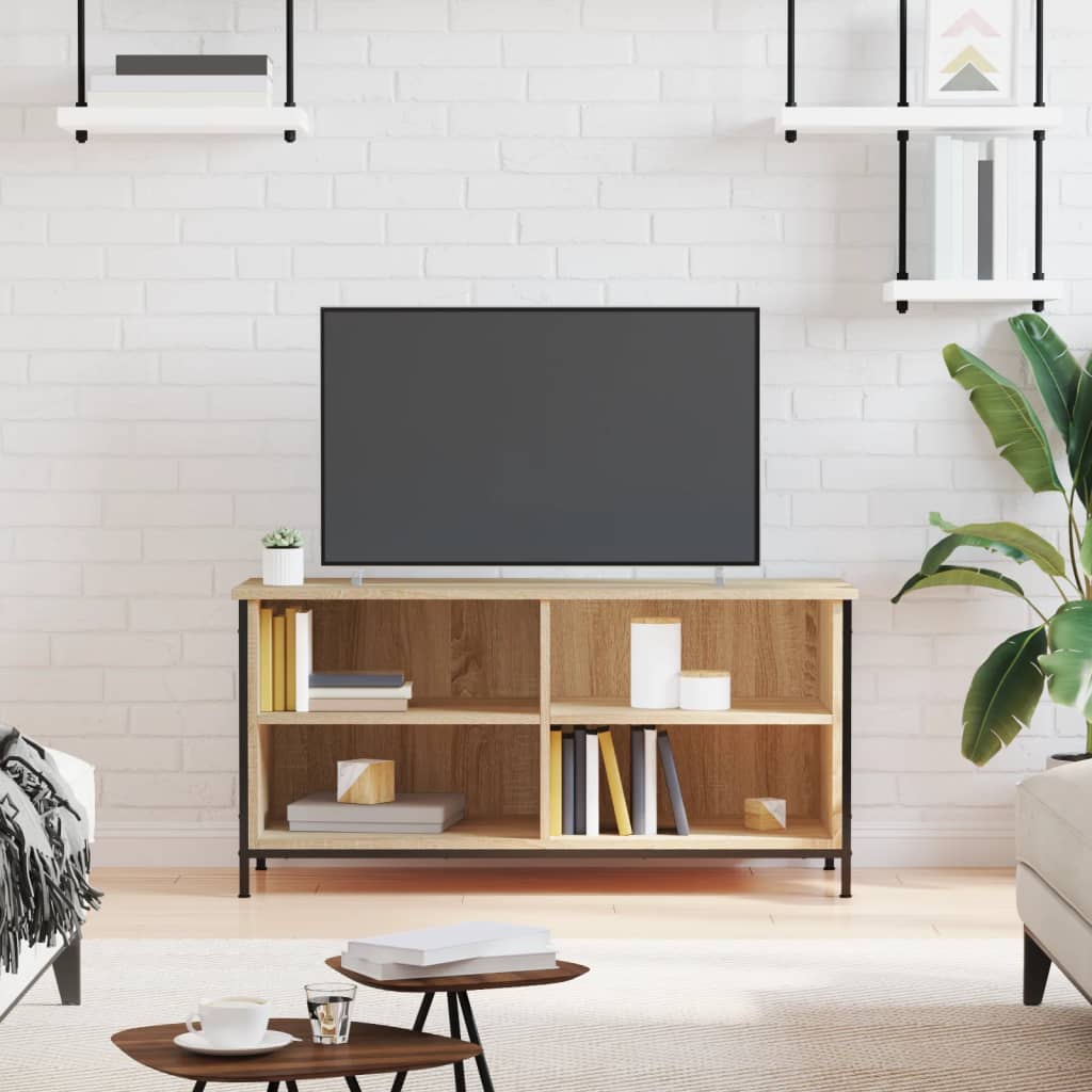 vidaXL TV Cabinet Sonoma Oak 100x40x50 cm Engineered Wood 1