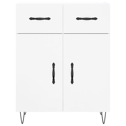 vidaXL Sideboard High Gloss White 69.5x34x90 cm Engineered Wood 6