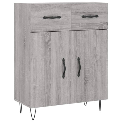 Sideboard 69,5x34x90 cm Engineered Wood Grey sonoma