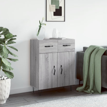 Sideboard 69,5x34x90 cm Engineered Wood Grey sonoma