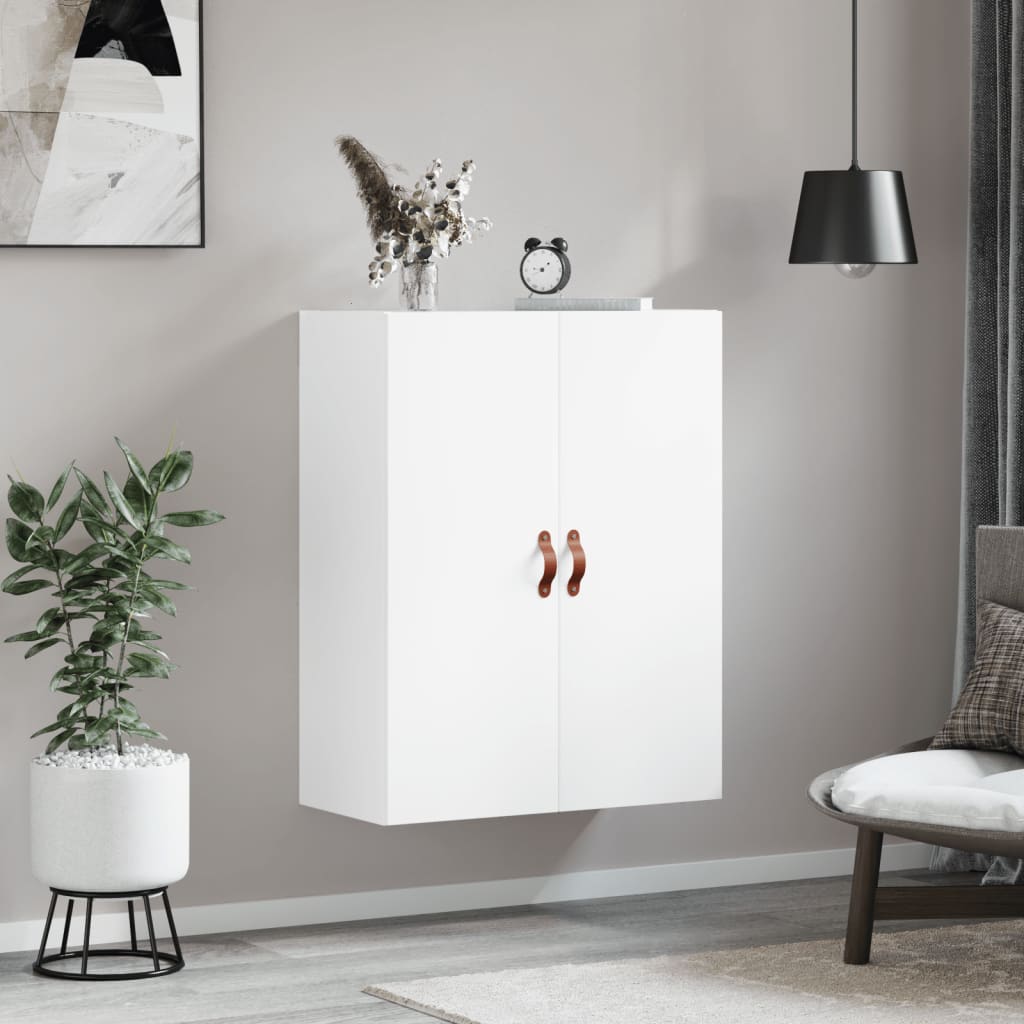 vidaXL Wall Mounted Cabinet White 69.5x34x90 cm 3