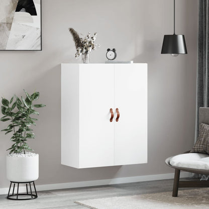 vidaXL Wall Mounted Cabinet White 69.5x34x90 cm 3
