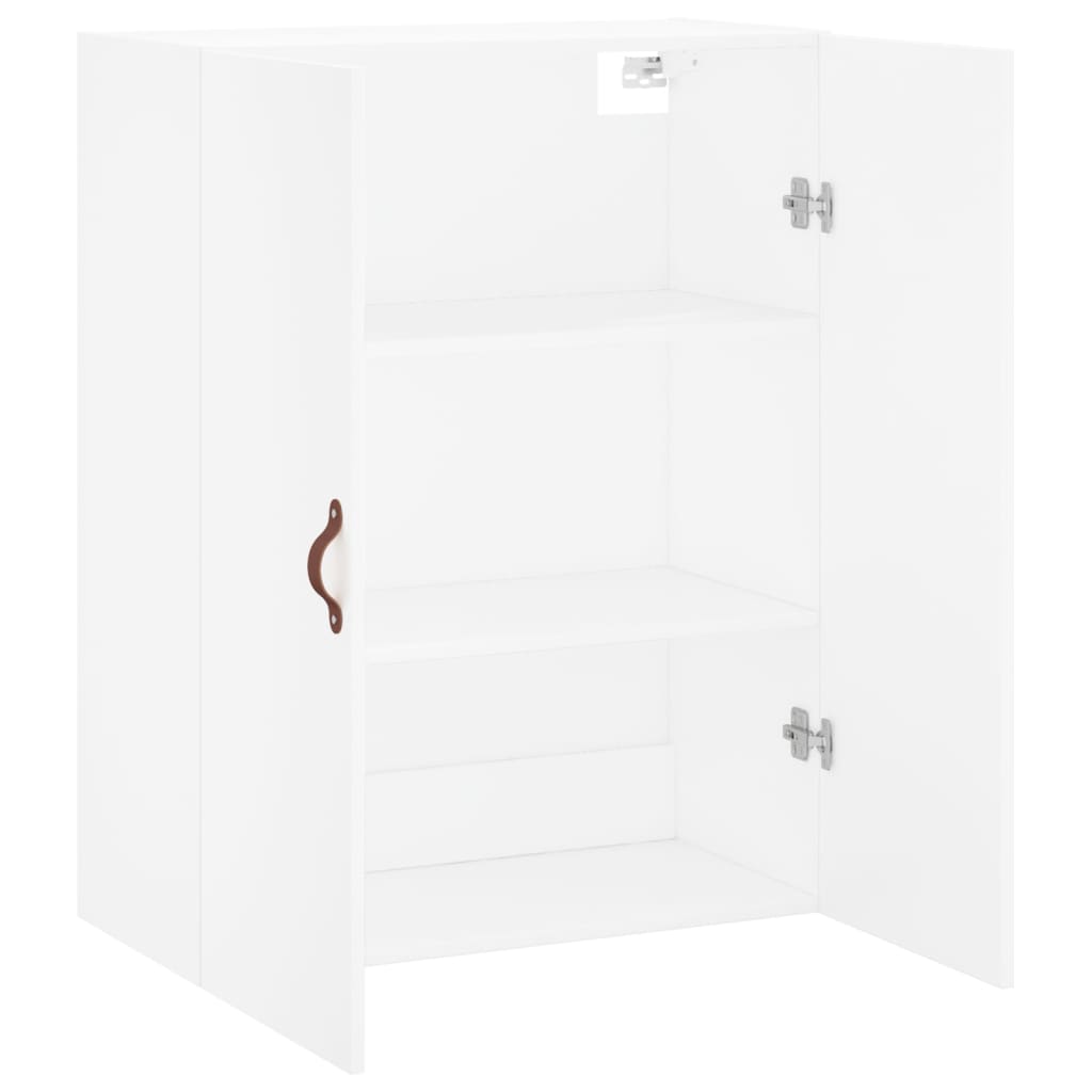 vidaXL Wall Mounted Cabinet White 69.5x34x90 cm 6