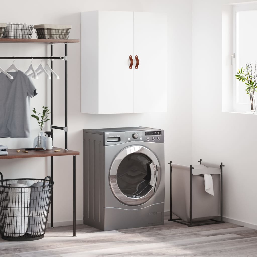 vidaXL Wall Mounted Cabinet White 69.5x34x90 cm 1