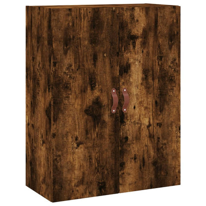 vidaXL Wall Mounted Cabinet Smoked Oak 69.5x34x90 cm 2