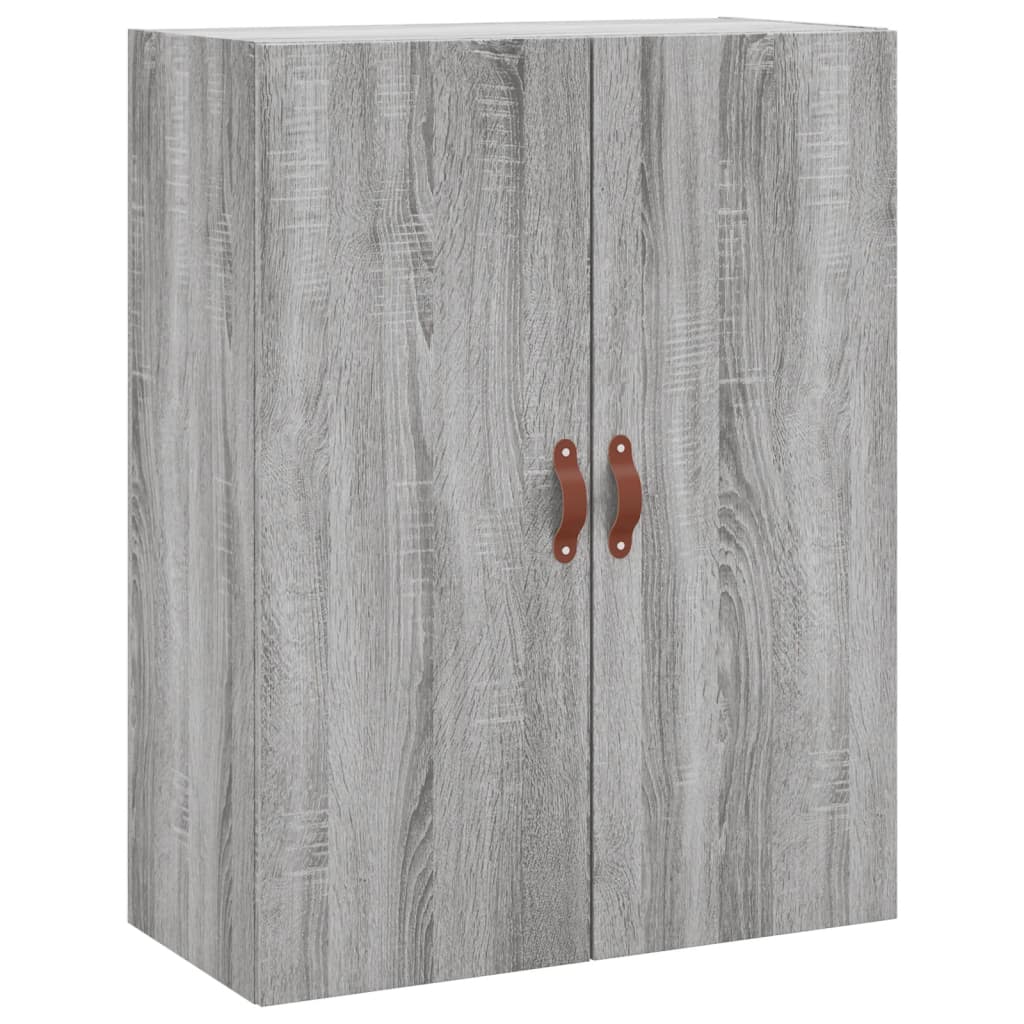 vidaXL Wall Mounted Cabinet Grey Sonoma 69.5x34x90 cm 2