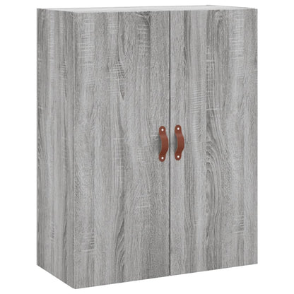 vidaXL Wall Mounted Cabinet Grey Sonoma 69.5x34x90 cm 2