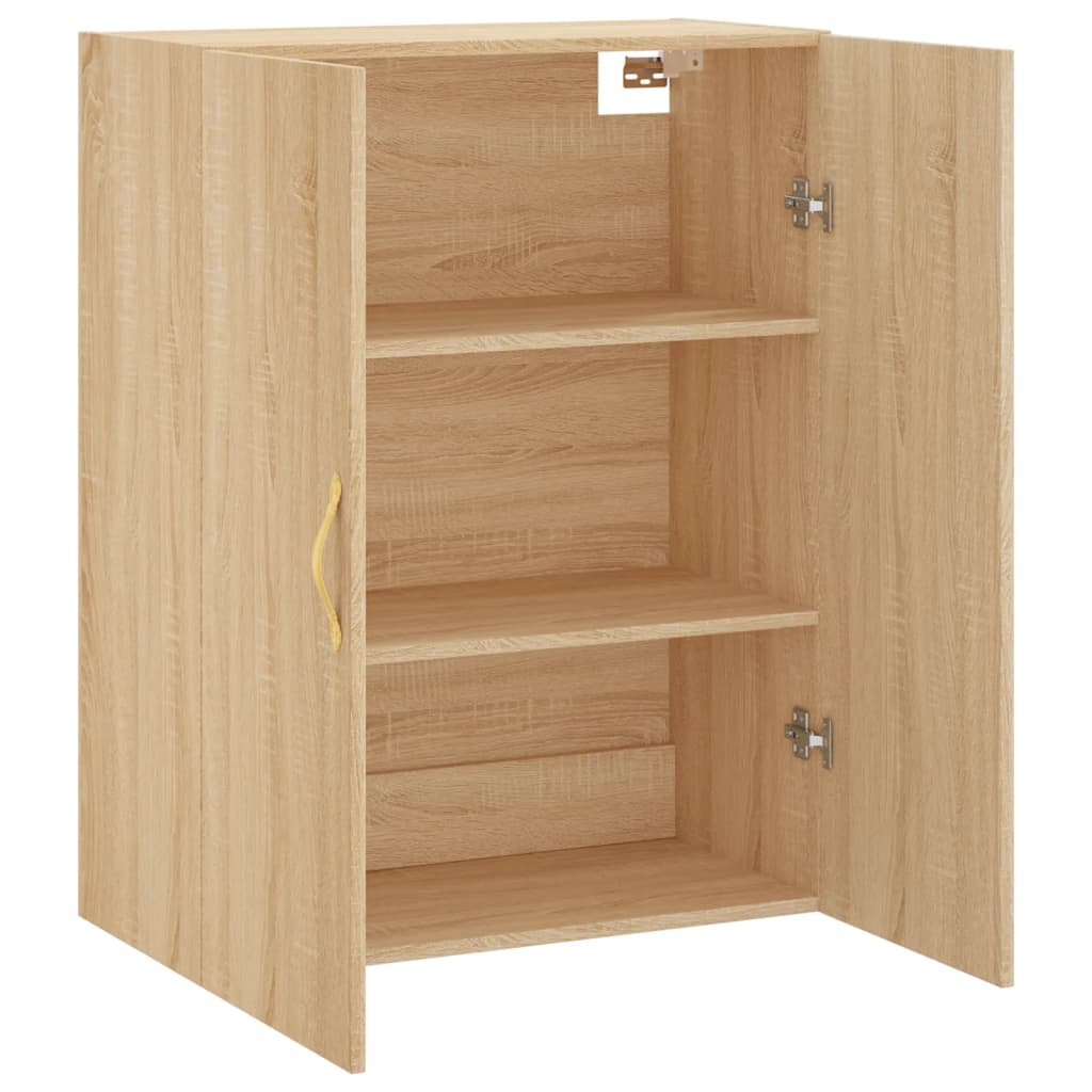 vidaXL Wall Mounted Cabinet Sonoma Oak 69.5x34x90 cm 6